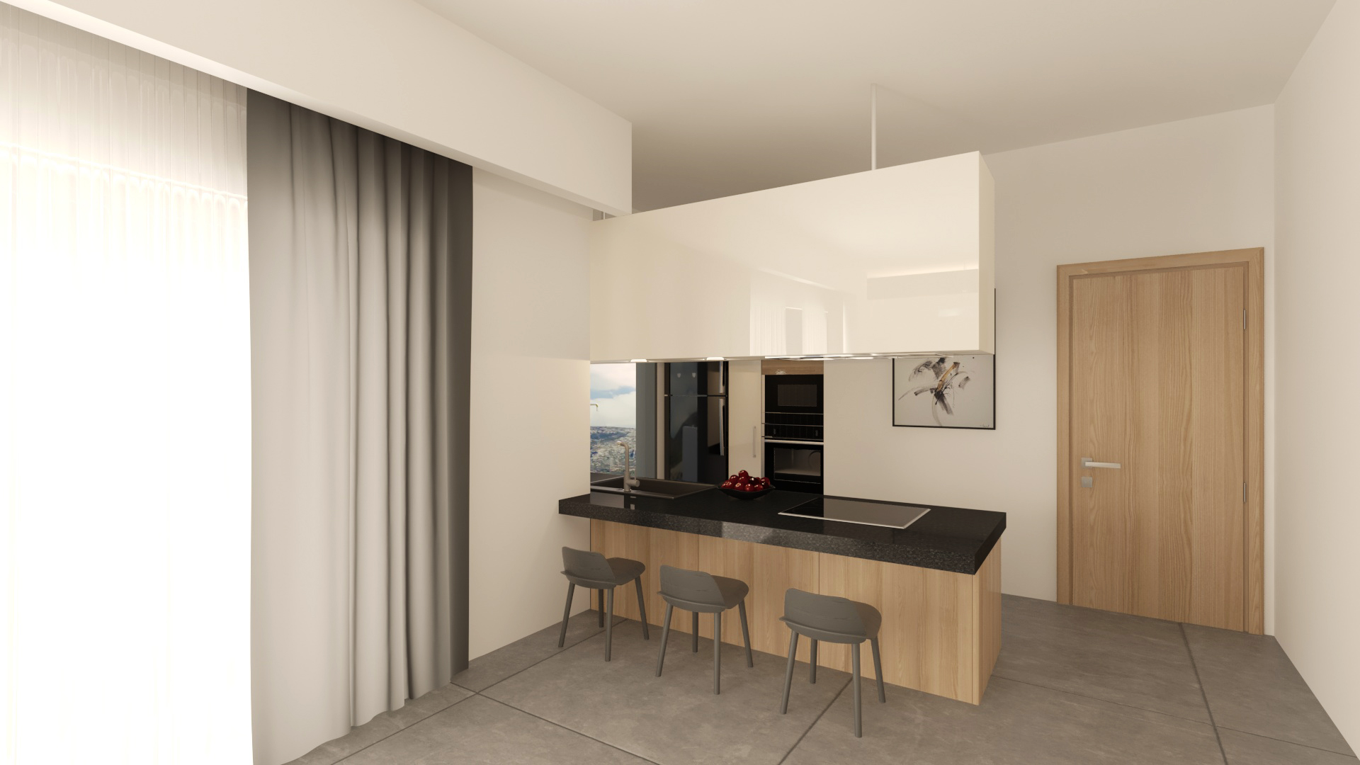Subtle Natural Light Room Entryway