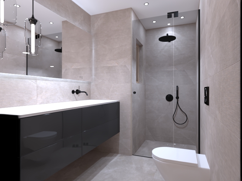 Minimalist Bedroom Concrete Finish