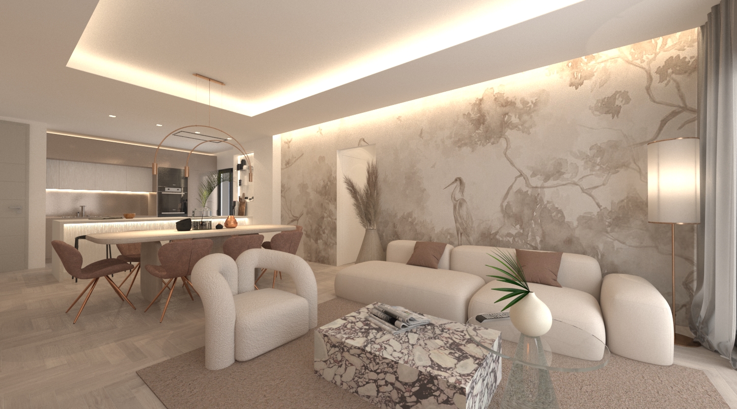 Subtle Natural Light Room Entryway